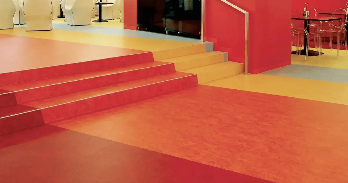 Snack bar with beautiful professionally installed linoleum flooring in Fresno, CA